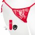 Screaming O Panty Set - Akku-betriebener, funkgesteuerter Vibrator-Slip - rot (S-L) 