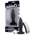 Screaming Plug - wiederaufladbarer, kabelloser Analvibrator (schwarz)