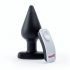 Screaming Plug XL - akkubetriebener, drahtloser Analvibrator (Schwarz) 