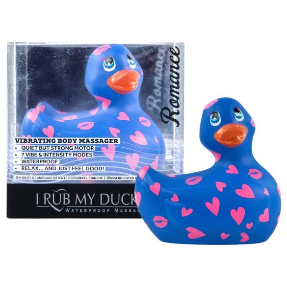 Mein Duckie Romance 2.0 - wasserdichter Klitoris-Vibrator (blau-pink) 