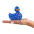 Mein Duckie Romance 2.0 - wasserdichter Klitoris-Vibrator (blau-pink) 