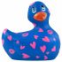 Mein Duckie Romance 2.0 - wasserdichter Klitoris-Vibrator (blau-pink) 