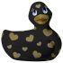 Mein Duckie Romance 2.0 - Ente wasserdichte Klitorisvibrator (schwarz-gold) 