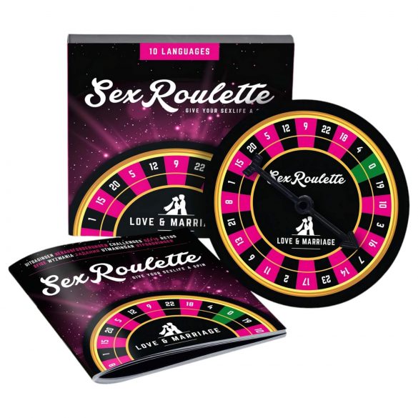 Sex-Roulette Love & Married - Erotik-Brettspiel (in 10 Sprachen)