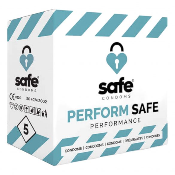 SAFE Perform Safe - große Kondome (5 Stück) 