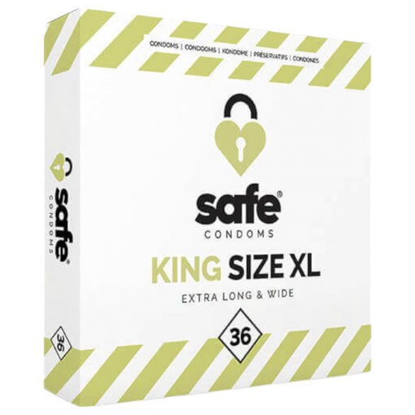 SAFE King Size XL - Extra große Kondome (36 Stück) 