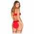 Obsessive Kissmas - Dessous-Set (rot) 