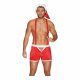 Obsessive Mr Claus - Weihnachtsmann Kostüm Set (2-teilig) - rot  - 2XL