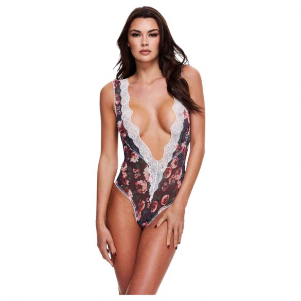 Baci - blumiges Spitzenbody  - M/L