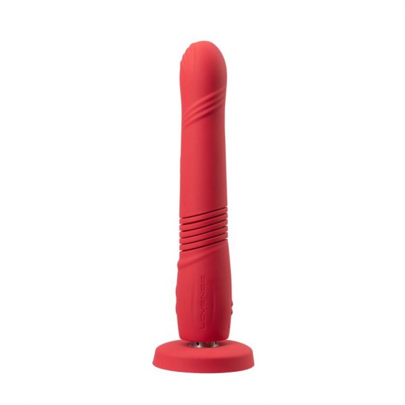 LOVENSE Gravity - akkubetriebener, Standfuss, stoßender Vibrator (rot) 