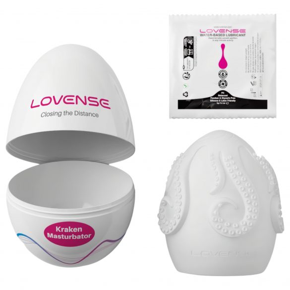 LOVENSE Kraken - Masturbationsei - 1 Stück (weiß)