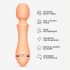 Vush Majesty 2 - wiederaufladbarer, wasserdichter Massage-Vibrator (Orange)