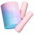 Vush Pop Gloss - Akku, wasserfester Mini-Vibrator (pink) 